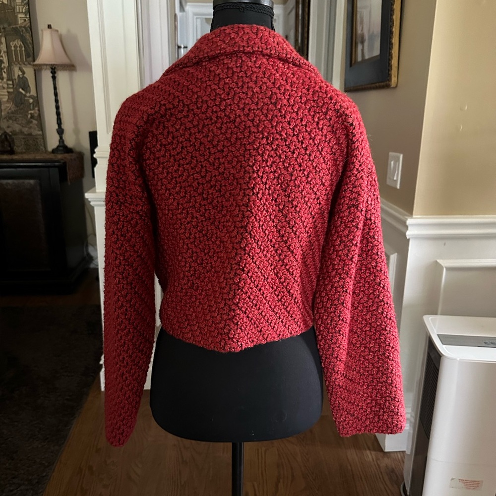 Storets Red Textured Blazer - Picture 2 of 2